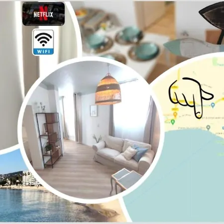 Apartment & Confort 3 Pieces Parking Clim Et Wifi